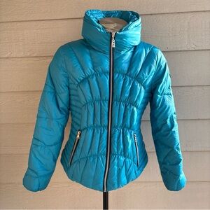 Guess Turquoise Puffer Jacket size M